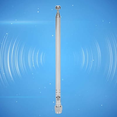 6-Delige Telescopische Antenne met SMA Male Connector, 40 MHz-6G Frequentiebereik