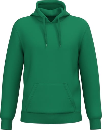 Kariban Gerecycleerde sweater met capuchon uniseks K4041 - Kelly Green - 3XL