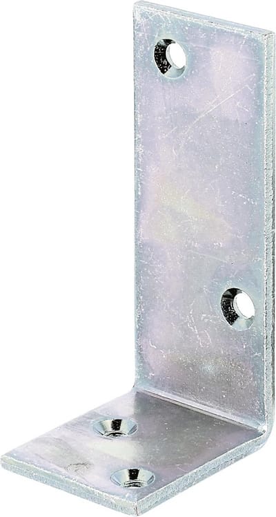 Hoekverbinders Set - Houtverbindingen - Constructie Versterken - Roestwerend Gegalvaniseerd - 50x100x40mm - Zilverkleurig
