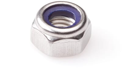 Hoenderdaal borgmoer zesk. rvs   m  5 din 985 a2 - doos à 100 stuks