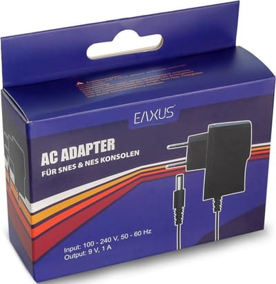Eaxus - Ac Adapter Geschikt Voor Nintendo NES / Super NES SNES (niet de mini)