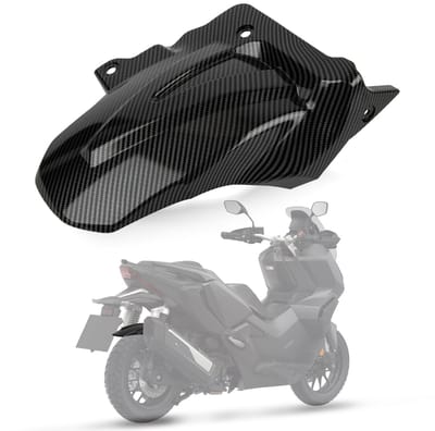 Dailygoods- Achterspatbord Hoogwaardig ABS Kunststof - Spatborden - Modderbescherming - Motorfiets Accessoires - Lichtgewicht - Eenvoudige Installatie - Spatbord