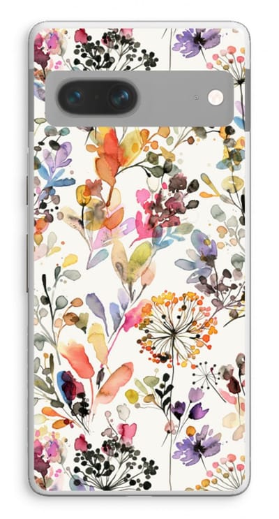 Case Company® - Hoesje geschikt voor Google Pixel 7 hoesje - Wilde grassen - Soft Cover Telefoonhoesje - Bescherming aan alle Kanten en Schermrand