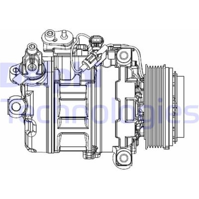 Compressor airconditioning DELPHI CS20547