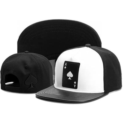 Koning Leer Speelkaarten Geborduurde Baseballpetten Hip Hop Petten Voor Mannen Vrouwen Outdoor Zon Hoed Unisex Verstelbare Snapback Petten