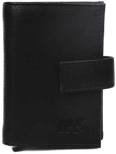 Bear Design Evie CP6813 Pasjeshouder (met muntgeld klepvakje) - Zwart