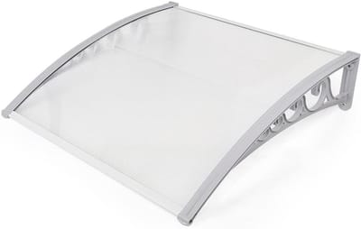 Voordeur Luifel - Overkapping Huisdeur - Bescherming tegen Weer - UV- en Waterbestendig - 80 x 120 cm - Transparant