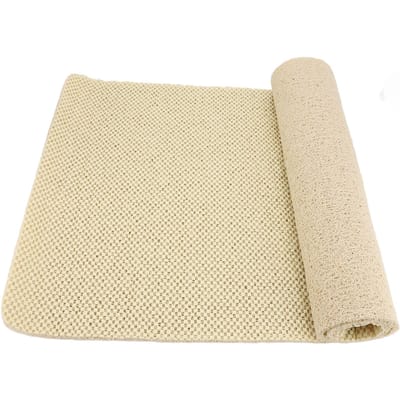 Antislip Douchemat Sneldrogend Badkameraccessoires Waterdicht Zacht PVC Luffa Douchemat voor 40 X 80cm / 15.75 X 31.5in beige