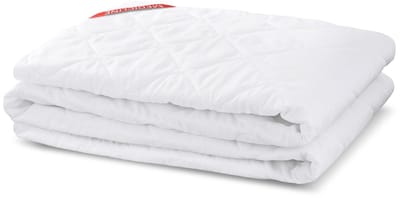 Matrastopper/beschermer, gewatteerd met draad, 90x200cm, wit