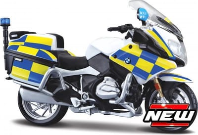 Maisto BMW R 1200 Rt - Modelauto - Schaal 1:18 - Wit/Blauw/Geel