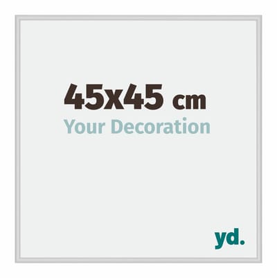 Your Decoration - Fotolijst 45x45 cm - Aluminium - Zilver Mat - Miami