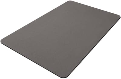 Badmat Antislip Voor In Bad - Diatomeeënaarde Badmat - 50x80cm - Sneldrogend Absorberend Antislip Dun Badkamer Kleed - Grijs