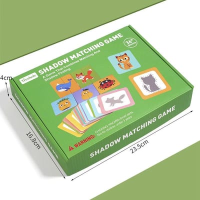 Jeu de Plateau d'Association de Formes Montessori en Bois Trouver les Images Assorties Ombre Animaux Fruits Blocs Puzzles Jouets Éducatifs Pour Enfants
