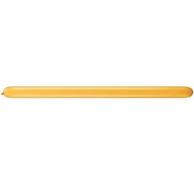 Qualatex 350Q Goldenrod modeling Latex Balloons (100ct) – High-Quality Twisting 0071444826792
