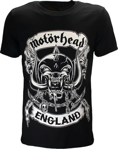 Motorhead Crossed Swords England T-Shirt - Officiële Merchandise - L