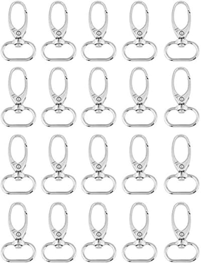 Dailygoods - Zaksluitingen - Zinklegering Trigger Clips - 20 Stuks