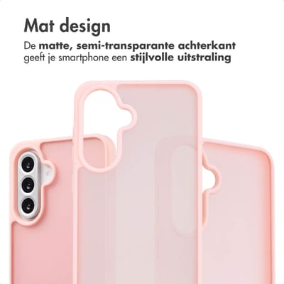imoshion Hoesje - Geschikt voor Samsung Galaxy A36 / A56 (5G) - Color Guard Backcover - Lichtroze