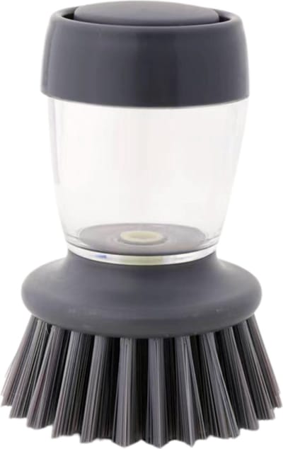Nivard Afwasborstel Met Zeepdispenser - Afwasborstel - Met Zeepreservoir - Dish Brush - Grijs