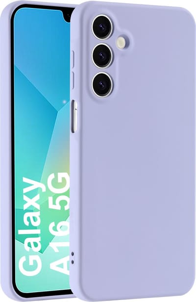Hoesje geschikt voor Samsung Galaxy A16 (5G/4G) hoesje zacht siliconen- Arara backcover - Lila