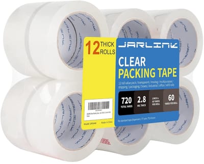 Transparante Verpakkingstape - Robuust & Veelzijdig voor Verzending & Verhuizing - 5 cm Breed