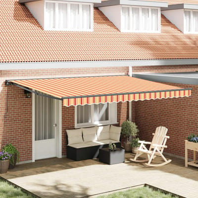 vidaXL Zijde Frame Meerkleurig 450 × 300 cm Polyester met PU-coating
