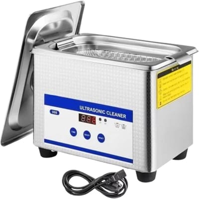 Velori Ultrasone Reiniger 800 ml - Ultrasoon Reinigingsapparaat - Sieradenreiniger - Brillenreiniger - 40 kHz Ultrasoon Bad - 35W RVS Tank