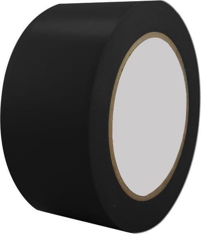 Vloermarkeringstape 5cm (Zwart)