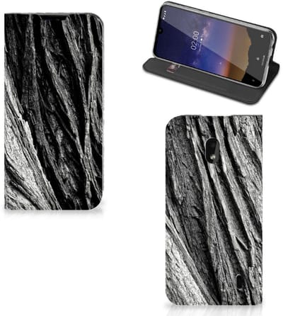 Book Wallet Case Nokia 2.2 Boomschors Grijs