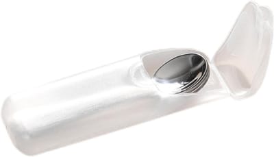 Tandenstoker Dispenser - Opbergdoos Houder - Hygiënisch Bewaren - Slank Reisformaat - 4 Stuks - Wit