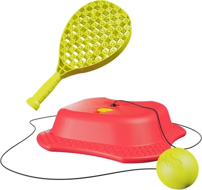 Tennistrainer - Reflex trainer - Tennisvaardigheden oefenen - Zonder partner - 13x33x33 cm - Meerkleurig