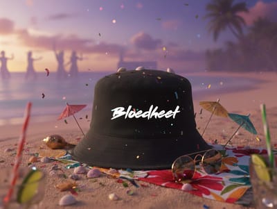 Bloedheet Bucket Hat | Black | Maat XL
