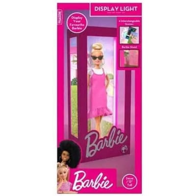 Barbie Doll Display Case Light – Officieel Gelicentieerde Verlichte Displaybox voor Pop, Slaapkamerdecor & Cadeau voor Meisjes, 34 cm (13") Hoog – Paladone