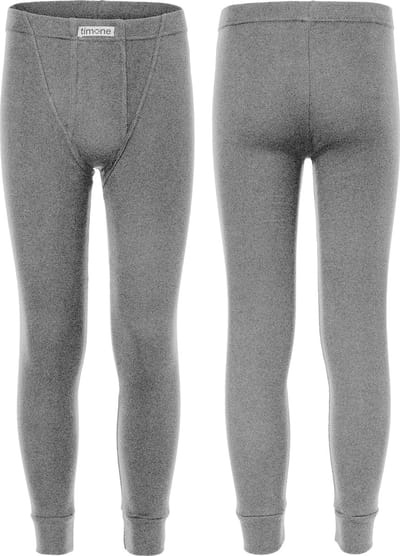 Timone Kinderen Thermobroek - Sport - Lang - Sporbroek - Katoen - TI-SS-PantsKids - Melange - 116