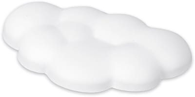Dailygoods- Muispolssteun met antislip bodem - Ergonomisch ontwerp - Katoenschuim - Geschikt voor desktop/laptop - 15 x 9 x 2,5 cm - Lichtgewicht 90g - Polssteun