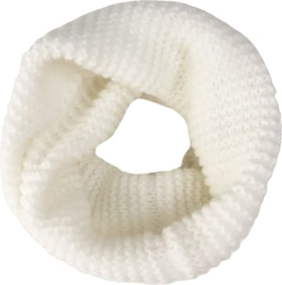 Colsjaal - Crème | 28 x 52 cm | Gebreid Kabelpatroon | Acryl / Polyester | Fashion Favorite
