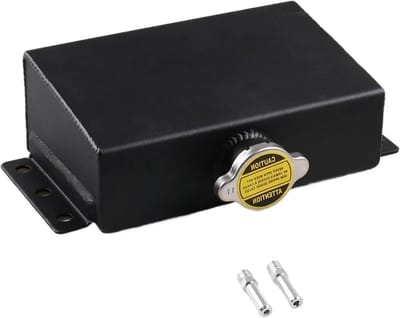 Expansievat Koelmiddel - Overlooptank Reservoir - Motor Koelen - Universeel Ontwerp - 16 Liter - Zwart