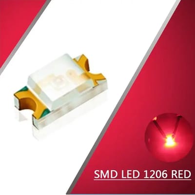 Led Diode 1206 smd 10 stuks