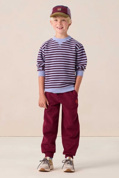Sissy-Boy - Donkerrode sweatpants met artwork