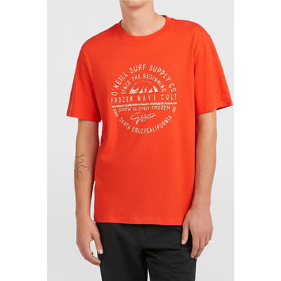 O'Neill  Muir T-shirt Flame Größe: S | Bedruckte T-Shirts Outlet | Herren