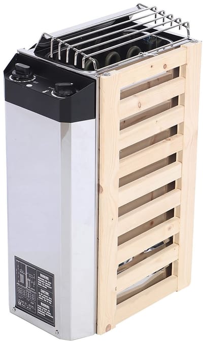 Dailygoods - Sauna Verwarming 3KW Roestvrij Staal voor Hoge Efficiëntie