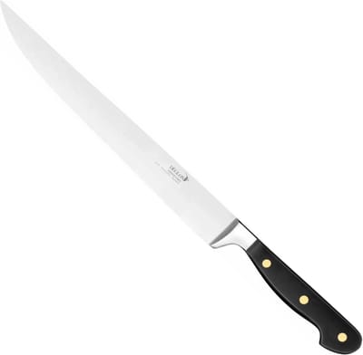 Déglon Vleesmes – Ergonomisch Houten Handvat – Gesmeed Roestvrijstaal – 22 cm – Voor Gebraden Vlees en Ham