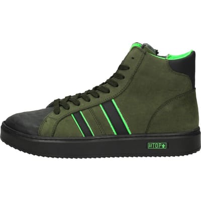 Sub55 - Jongens Veterschoenen Groen 32