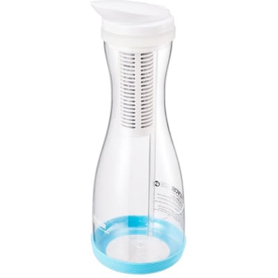 Carafe Filtre à Eau 6 Tasses Carafe de Filtration d'Eau en Verre 211 Gallons