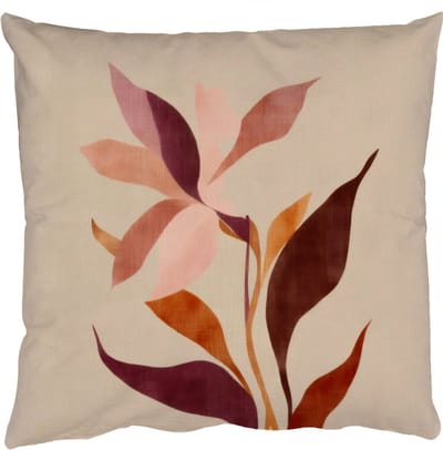 Sierkussens - Kussentjes Woonkamer - 50x50 cm - Bloemen - Blaadjes - Minimalistisch - Roze