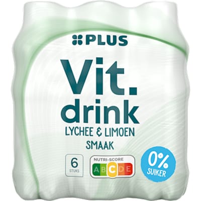Vitamin drink limoen & lychee 0%