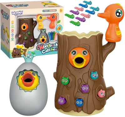 Woopie Arcadespel Catch The Bug + Spaarpot Wanka Get Up Egg - UNI