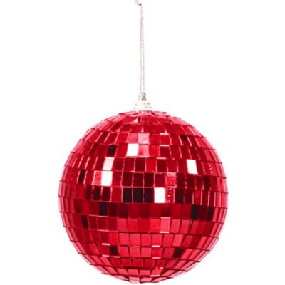 House Vitamin Christmas decoration christmas hanger discoball foam red 15x15x15cm
