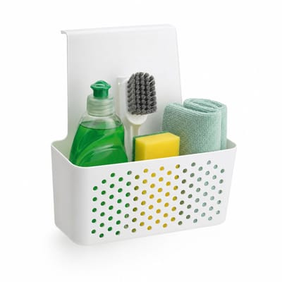 VHV - Opbergmand - Hangende opbergmand - Kastdeur organizer - Kruidenrek zonder boren - Voor keuken badkamer en voorraadkast