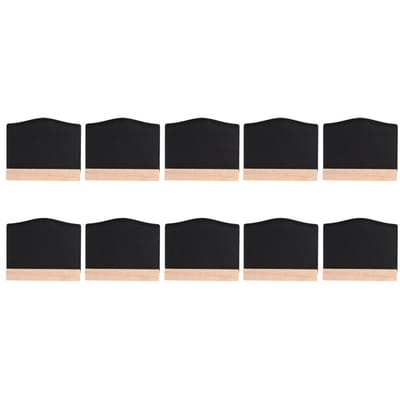 10 Pièces/Ensemble Mini Tableau Noir Décoratif de Noël Ornement pour Décoration de Maison Fête Bar