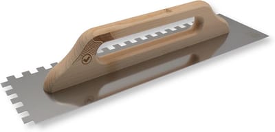 RVS Tandtroffel voor Tegellijm 480x130mm met 12x12mm Vertanding